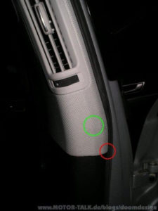 Demontage der B-Säule am Audi A6 4F 1